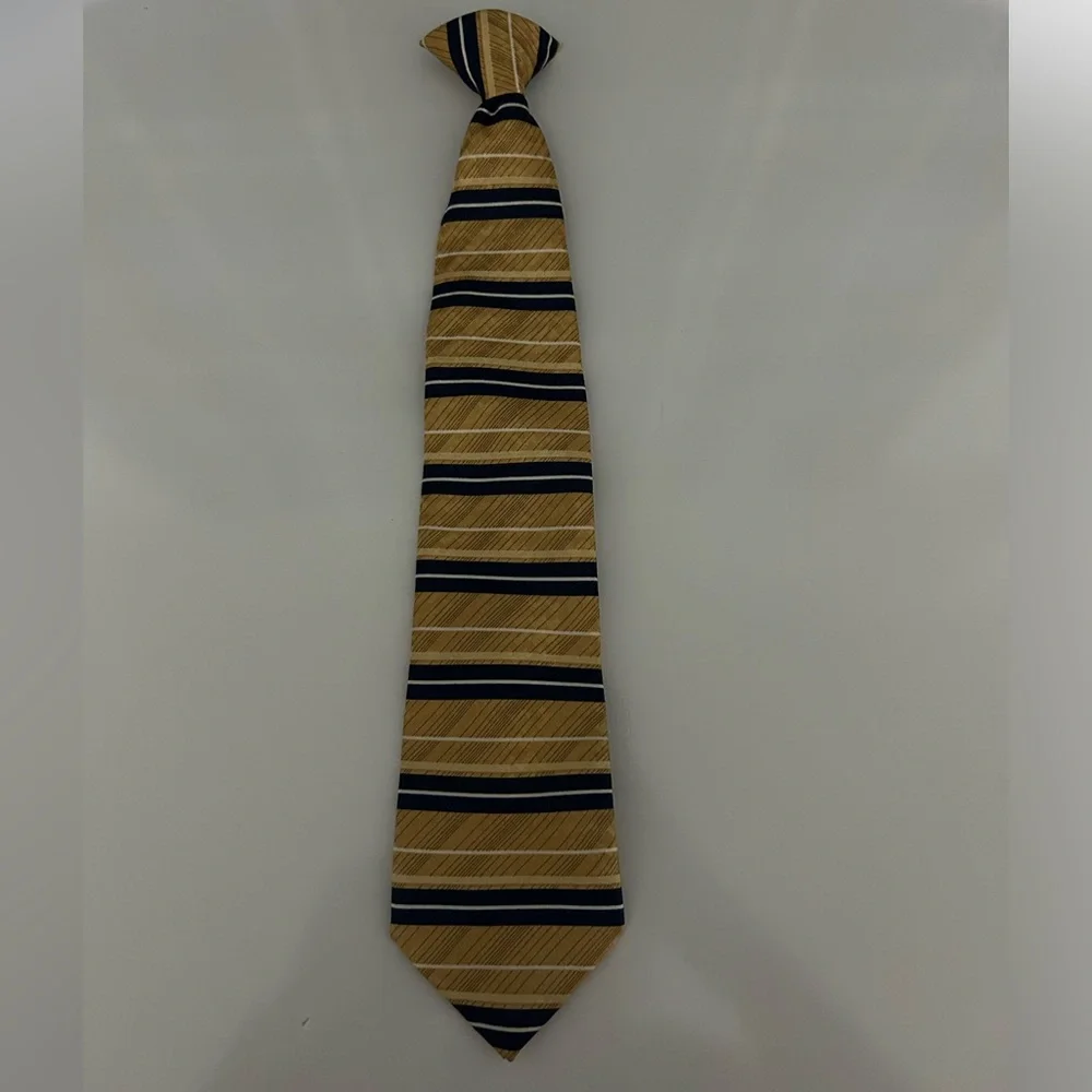 Boy's Clip On Tie Stripes